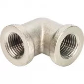 Угольник 1/4 ВВ никелированный Stout