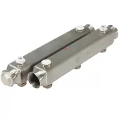 Коллектор распределительный Zeissler 1x1/2 - 6 выходов из нержавеющей стали Коллектор распределительный Zeissler 1x1/2 - 6 выходов из нержавеющей стали