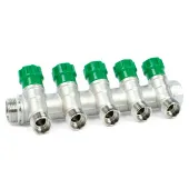 Коллектор TIM регулирующий под 45°, 3/4x1/2 на 5 выходов