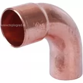 Отвод 90° 22 ВП-НП Sanha 5001a, для медных труб под пайку 15001A22E