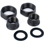 Комплект присоединительных гаек 1" (DN 25) чугун Hoobs