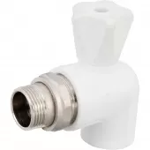 Кран шаровой для радиатора угловой Valfex 25х3/4 PP-R