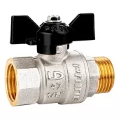 Кран шаровой LD Pride НВ 1/2 ручка бабочка