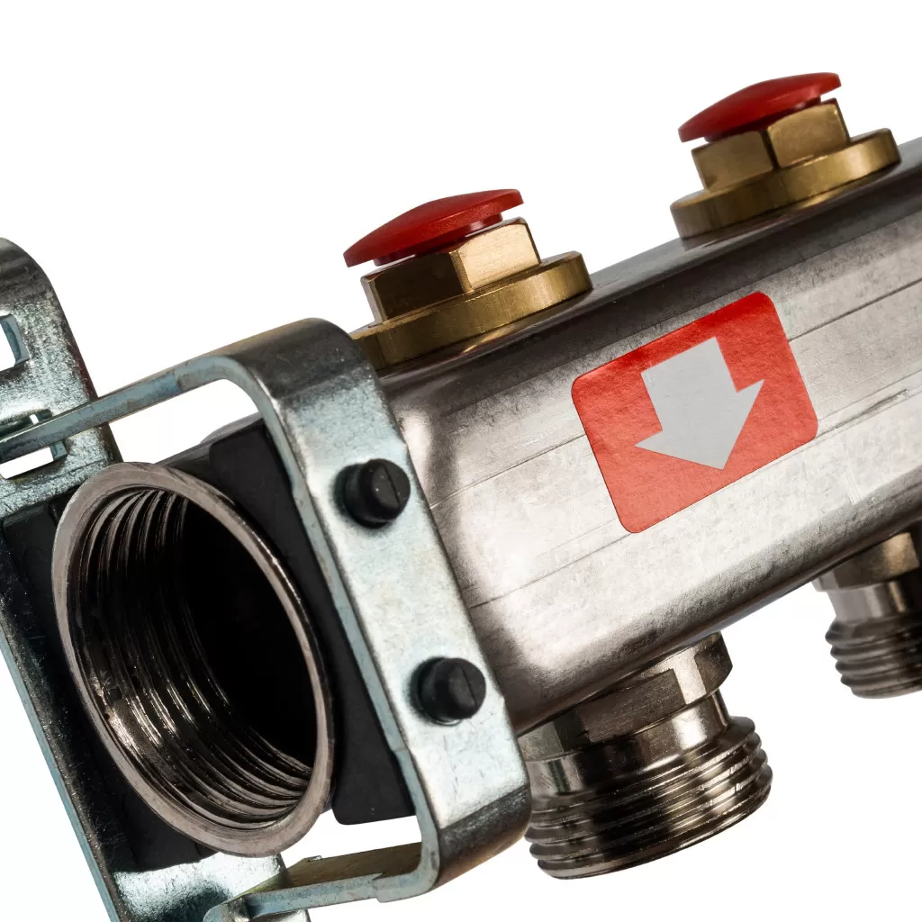 Коллектор Stout на 11 выходов из нержавеющей стали без расходомеров - SMS 0922 000011