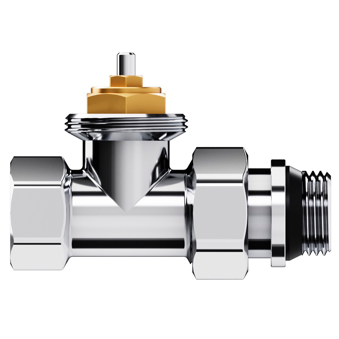 Набор термостатический прямой Royal Thermo Design 1/2" М30х1,5 (хром)