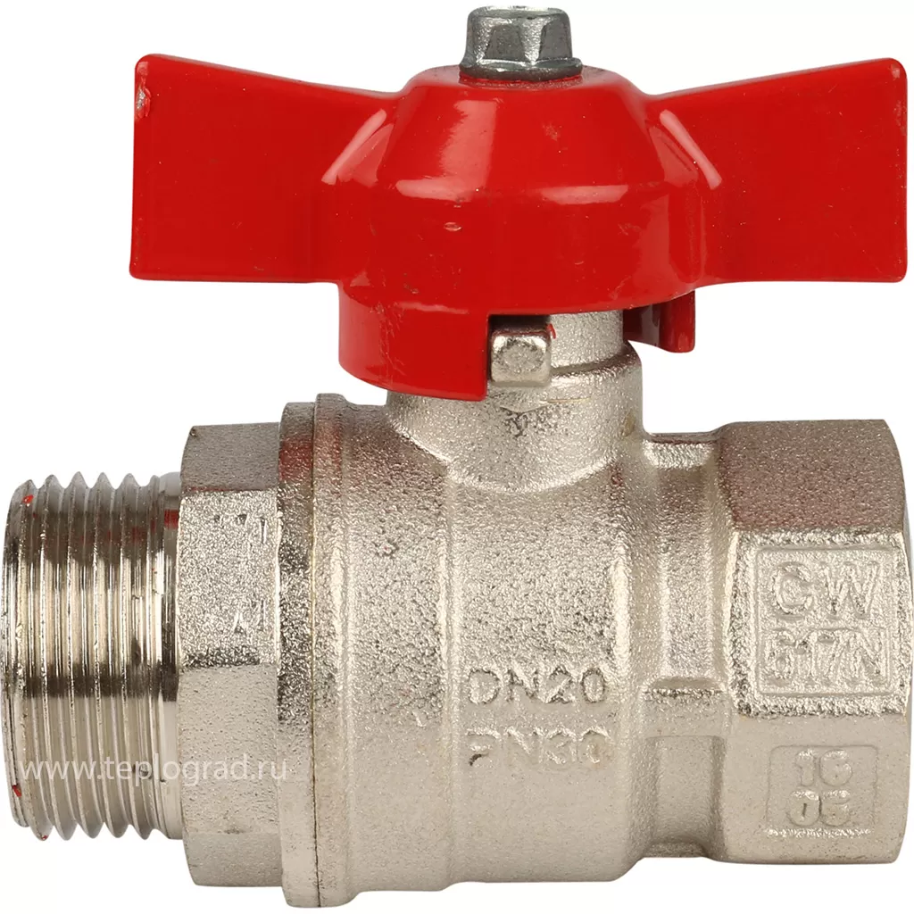Шаровой кран Itap полнопроходной НР-ВР Ideal 093 3/4