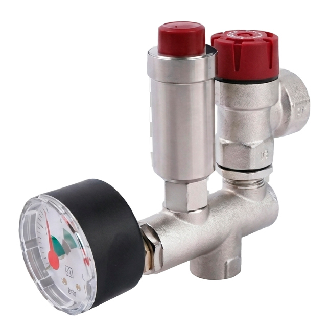 Группа безопасности котла Zeissler 1/2 до 50 кВт с термоизоляцией