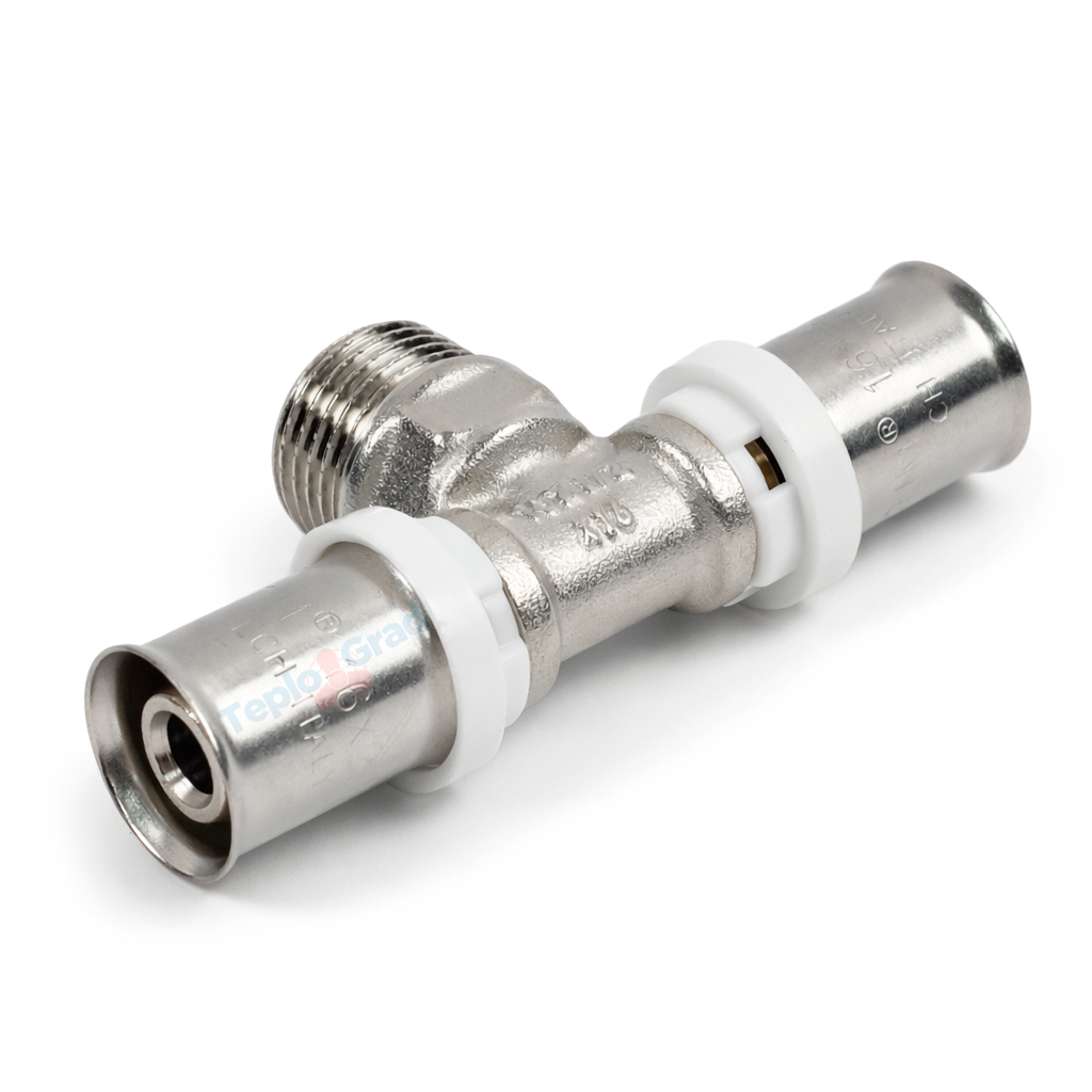 Пресс тройник TIM НР 16x1/2x16