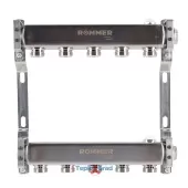 Коллектор Rommer для радиаторной разводки на 5 выходов