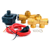 Клапан трехходовой Arderia 3/4 с электроприводом и датчиком температуры Клапан трехходовой Arderia 3/4 с электроприводом и датчиком температуры