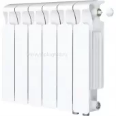 Биметаллический радиатор Rifar MONOLIT VENTIL 500 MVR 6 секций с нижним подключением