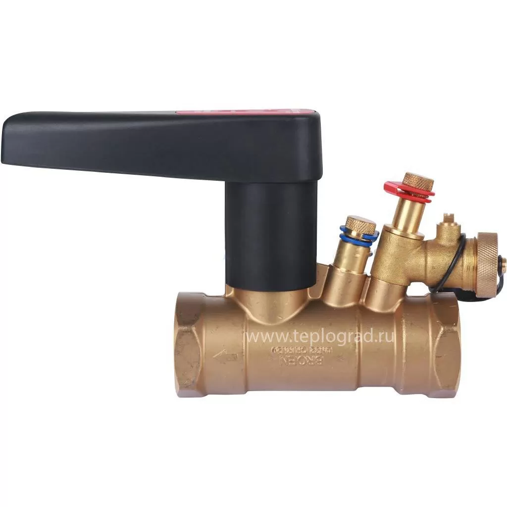 Балансировочный клапан Broen Venturi FODRV DN32 PN25 Kvs 13,2 с дренажем Балансировочный клапан Broen Venturi FODRV DN32 PN25 Kvs 13,2 с дренажем