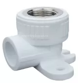 Угольник комбинированный с креплением TIM ВР 20x1/2 PP-R