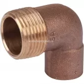 Угловой переход 22x1 ВП-НР Sanha 4092g, бронза 14092221