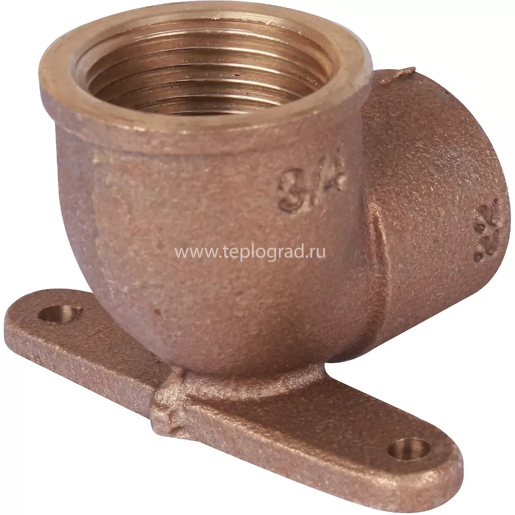 Настенная водорозетка 22x3/4 Sanha 4472g, бронза 144722234