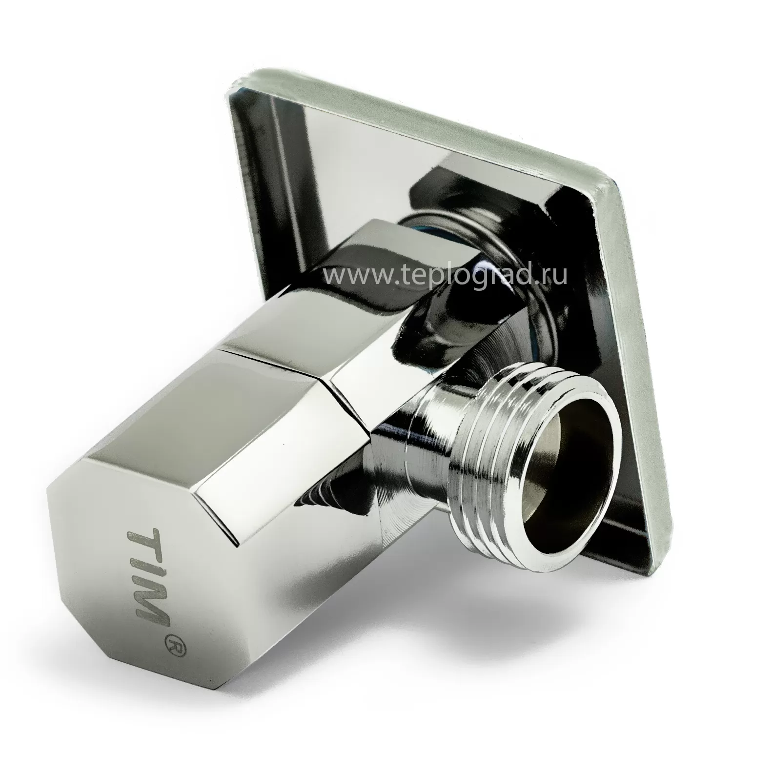 Кран шаровой угловой TIM BL5822 для бытовой техники 1/2x1/2