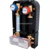 Насосная группа Stout с теплообменником 18 пластин без насоса