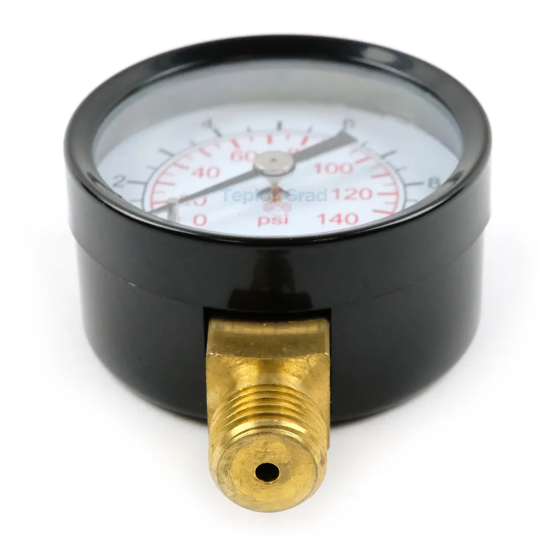 Манометр радиальный TIM, корпус 50 мм, диапазон 0-10 бар, подключение 1/4 Y-50-10