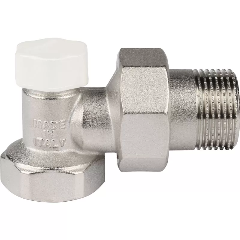 Клапан запорно-балансировочный угловой Stout 3/4 Клапан запорно-балансировочный угловой Stout 3/4