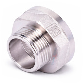 Муфта переходная 1/2x1/4 ВН никелированная Zeissler