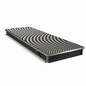 Конвектор внутрипольный Royal Thermo ATRIUM TURBO-80/400/2000-DG-U-NA с принудительной конвекцией