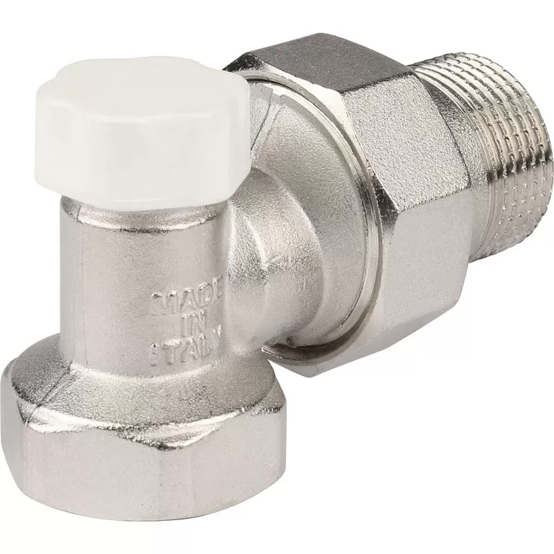 Клапан запорно-балансировочный угловой Stout 3/4 Клапан запорно-балансировочный угловой Stout 3/4