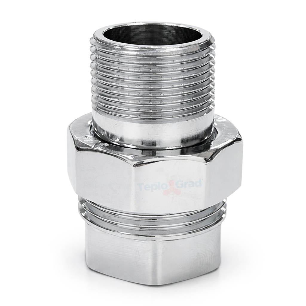 Разъемное соединение (американка) TIM ВН 3/4 хром