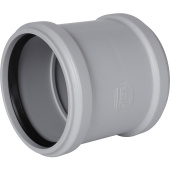 Муфта двухраструбная канализационная Stout 110 бесшумная