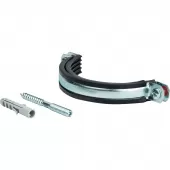 Хомут сантехнический со шпилькой и дюбелем 4" (107-116мм)