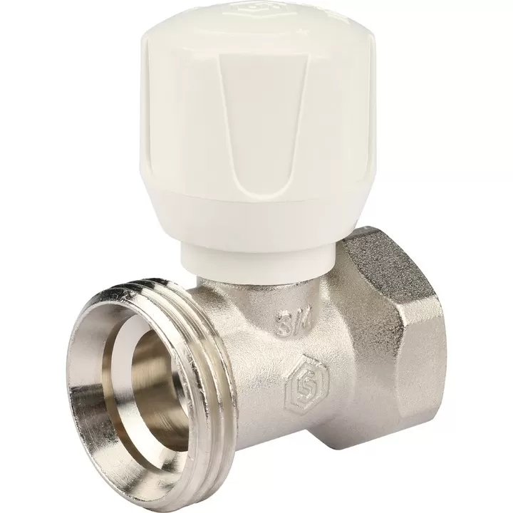 Клапан ручной терморегулирующий Stout, прямой 3/4 Клапан ручной терморегулирующий Stout, прямой 3/4