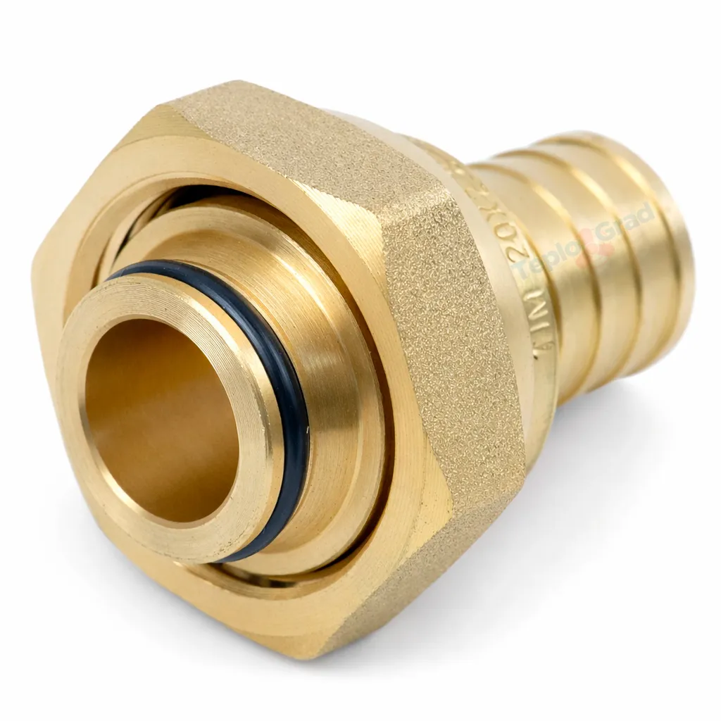 Муфта TIM с накидной гайкой 20(2.8)x3/4 евроконус