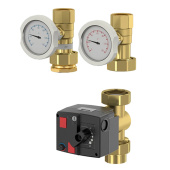 Монтажный комплект Meibes 1" сервопривод с термостатом