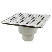 Трап вертикальный Valfex 150x150 с решеткой и окантовкой из нерж. стали Трап вертикальный Valfex 150x150 с решеткой и окантовкой из нерж. стали