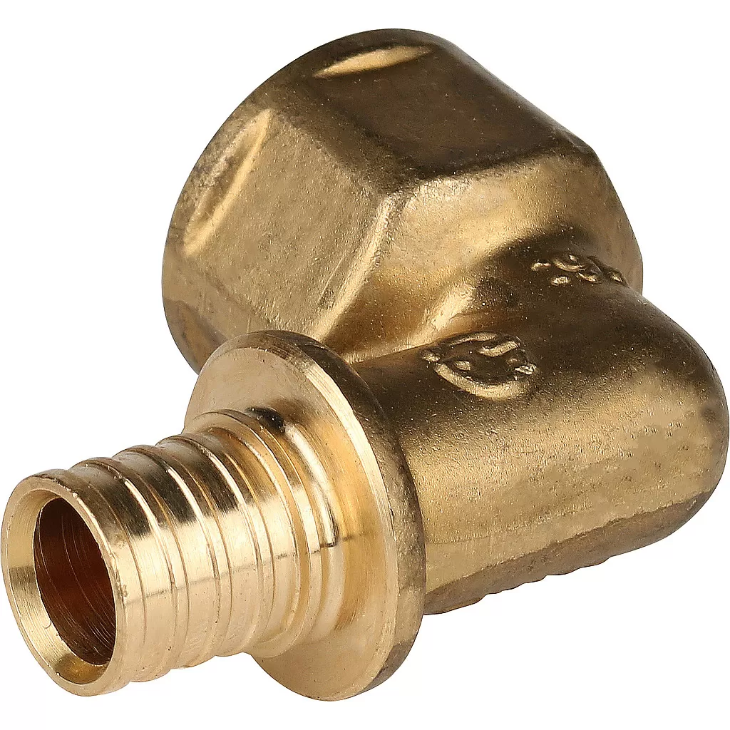 Угольник Stout ВР 16x1/2 для труб из сшитого полиэтилена