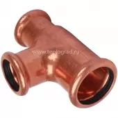Тройник 28x22x22 ВПр 6130 Sanha, для медных труб прессовой