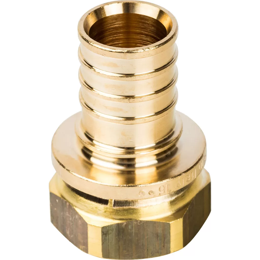 Переходник с накидной гайкой Stout 25x3/4 для труб из сшитого полиэтилена