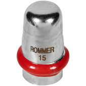 Заглушка 15 Rommer из нержавеющей стали прессовой