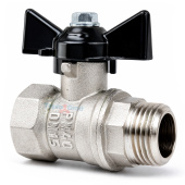 Кран шаровой Valfex DeltaPro НВ 1/2, ручка бабочка