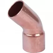 Отвод 45° 18 ВП-НП Sanha 5040, для медных труб под пайку 1504018