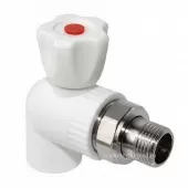 Вентиль радиаторный угловой TIM НР 25x3/4 PP-R