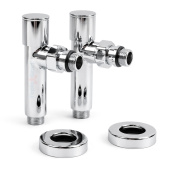 Вентиль угловой для полотенцесушителя (пара) TIM 1/2x1/2 НН