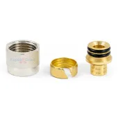 Резьбозажимное соединение TIM 16х2.0 - G 1/2" коллекторное для труб