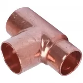 Тройник 22x22x18 ВП Sanha 5130, для медных труб под пайку 15130222218