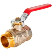 Кран шаровой Rommer НВ 1 1/2, ручка рычаг Кран шаровой Rommer НВ 1 1/2, ручка рычаг