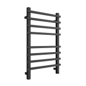 Электрический полотенцесушитель Stout TECHNO quadro 500x800 черный матовый