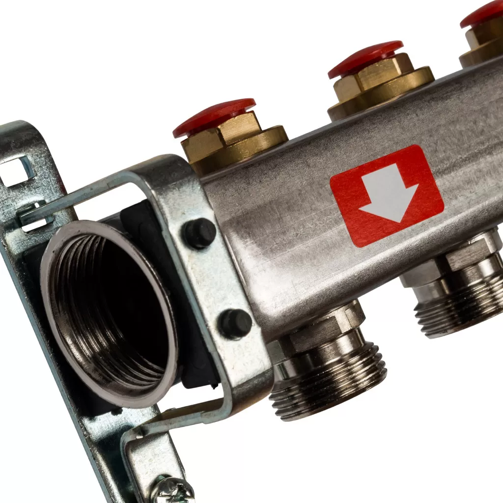 Коллектор Stout на 9 выходов из нержавеющей стали без расходомеров - SMS 0922 000009