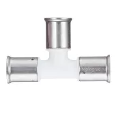 Пресс тройник Henco 32x32x32 белый Пресс тройник Henco 32x32x32 белый