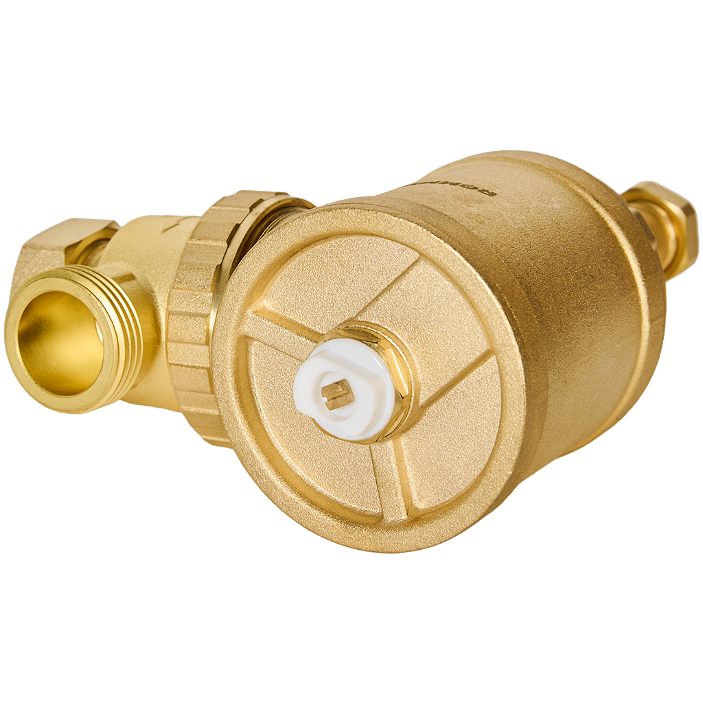 Сепаратор грязи (шлама) поворотный Rommer ВР 1 латунь