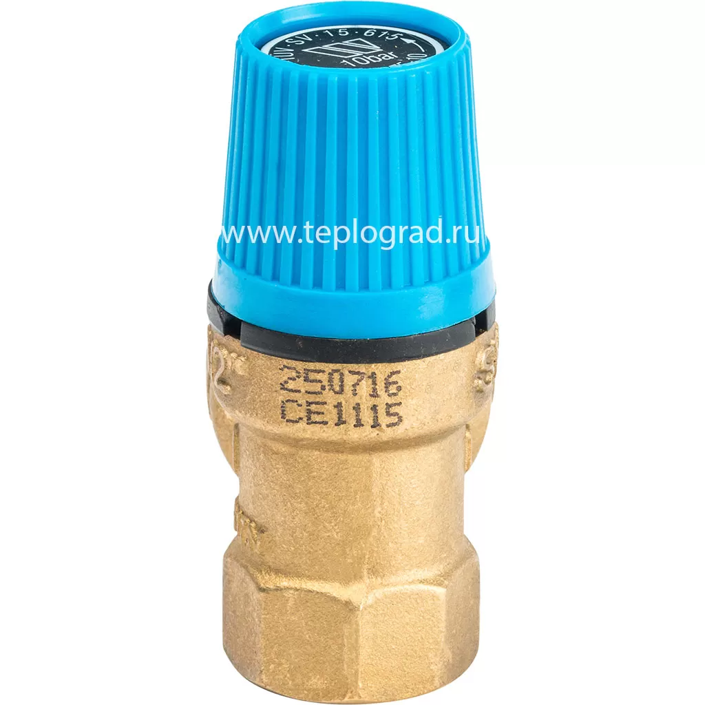 Предохранительный клапан Watts SVW 10-1/2, 10 бар для системы водоснабжения