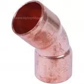 Отвод 45° 18 ВП-ВП Sanha 5041, для медных труб под пайку 1504118